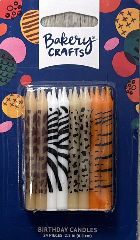ANIMAL PRINT SPECIALTY CANDLES