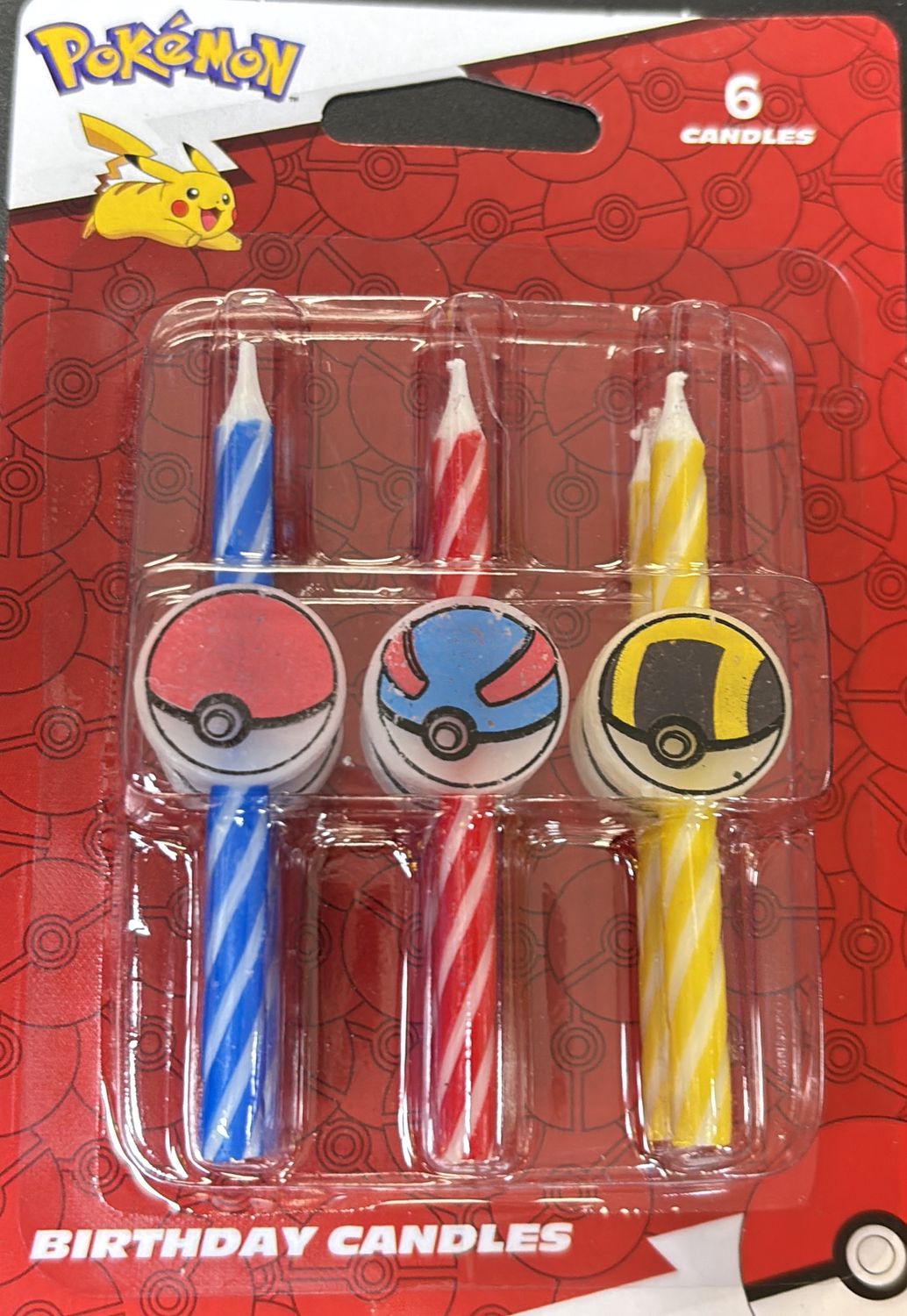 POKÉMON POKÉ BALL ICON LICENSED CANDLES