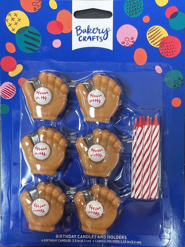 BASEBALL CANDLE HOLDER