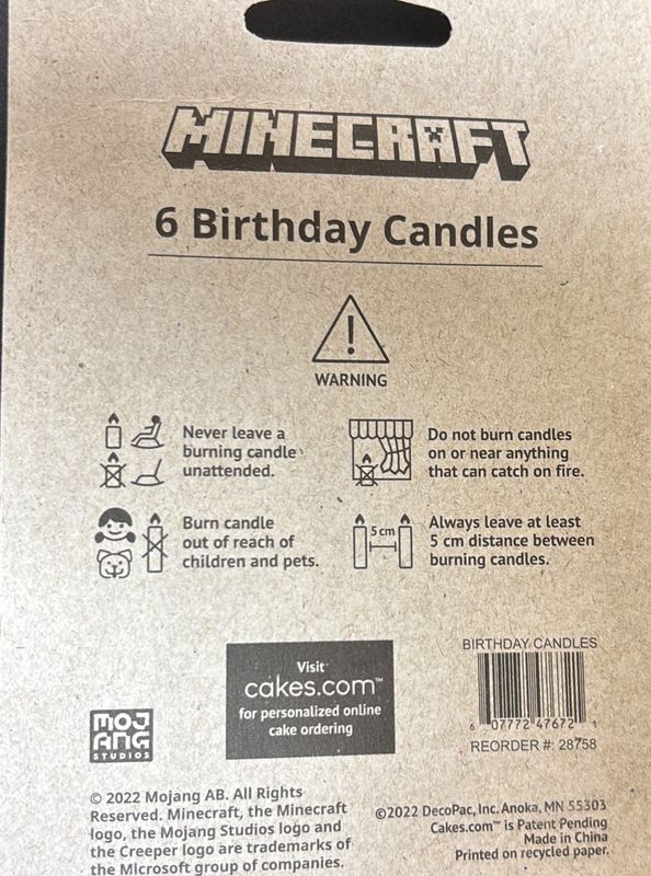 Minecraft Icon Licensed Candles