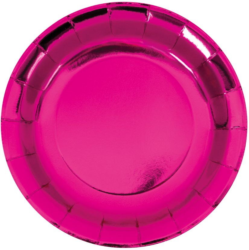 PINK FOIL LARGE PLATE