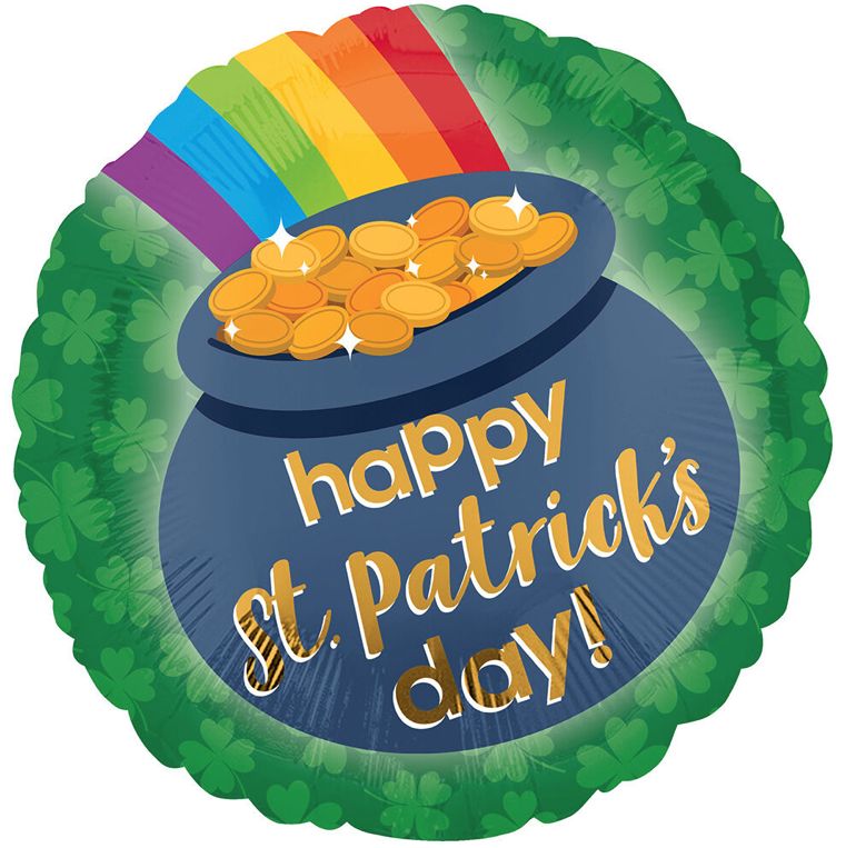 18" ST. PATRICK'S DAY POT OF GOLD