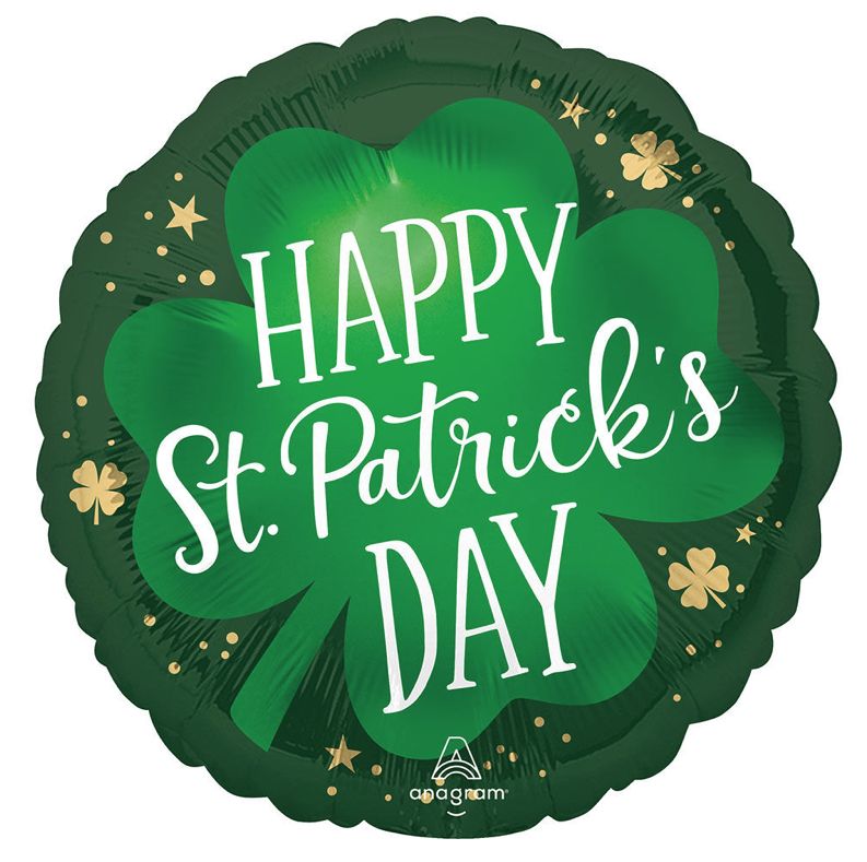 18" SATIN LUCKY SHAMROCK