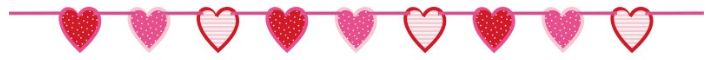 VALENTINE HEART CUT OUT BANNER