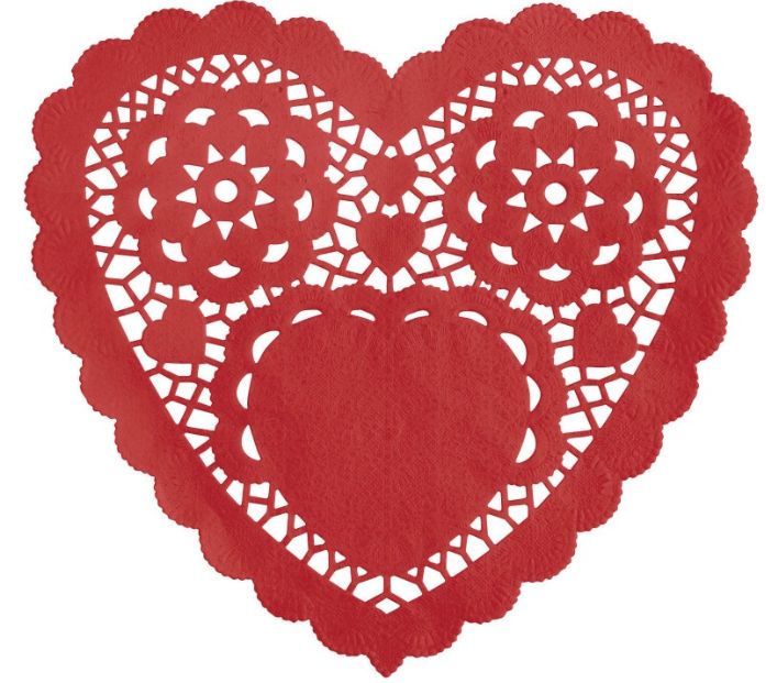 RED HEART DOILIES  6"  30CT