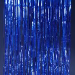 ROYAL BLUE FOIL BACKDROP 40" X 10'