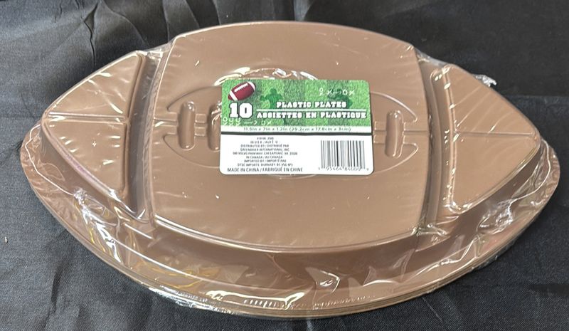 Football Plate 10Ct