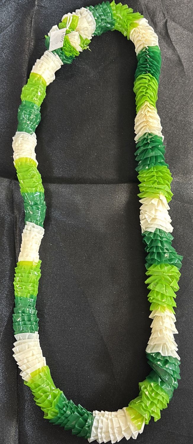 ST. PATRICK'S TRI-COLOR PLSTC LEIS