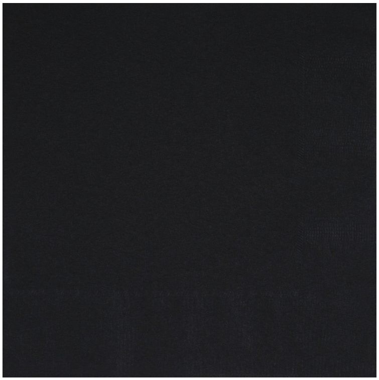 Midnight Black Luncheon Napkin 40Ct