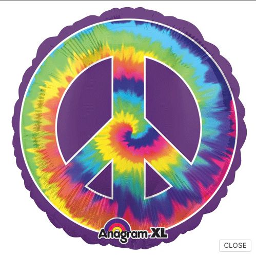 PEACE BALLOON 32" LG