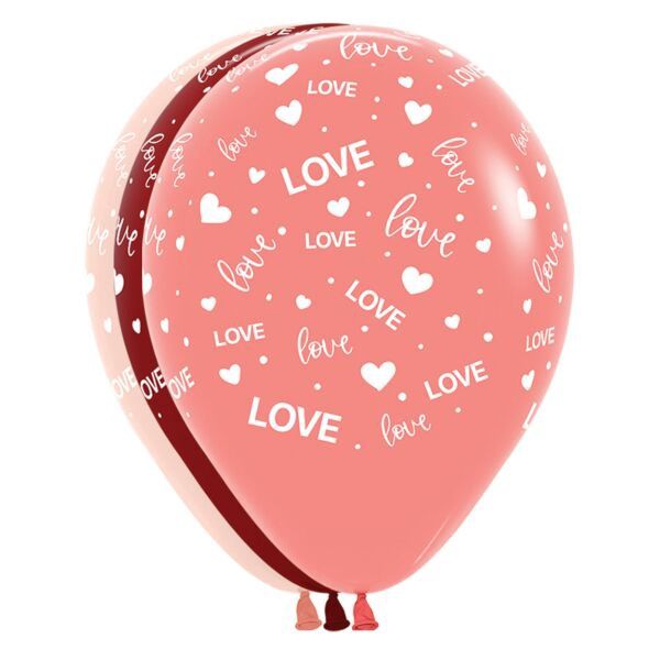Love And Hearts Latex 11"