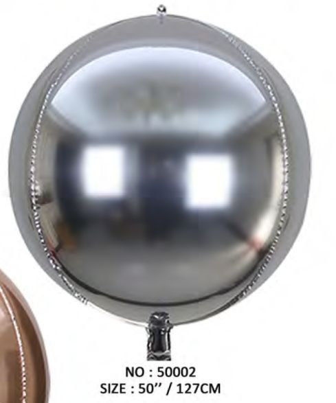 GIANT ORB SILVER 50"