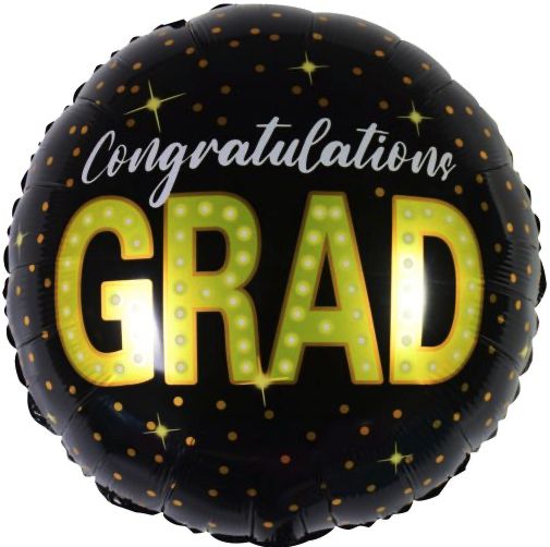 CONGRATULATIONS GRAD 18" BALLOON