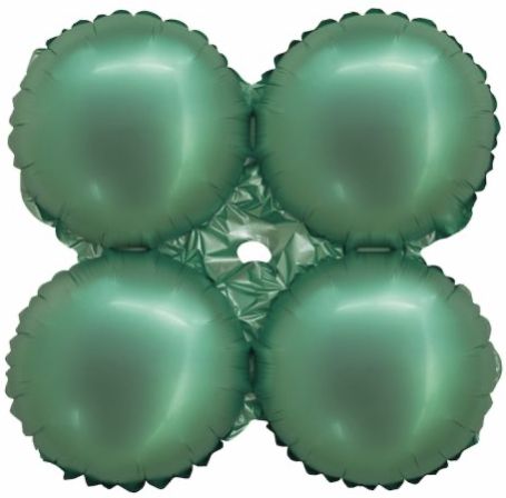 MINT GREEN ROUND QUAD 17"