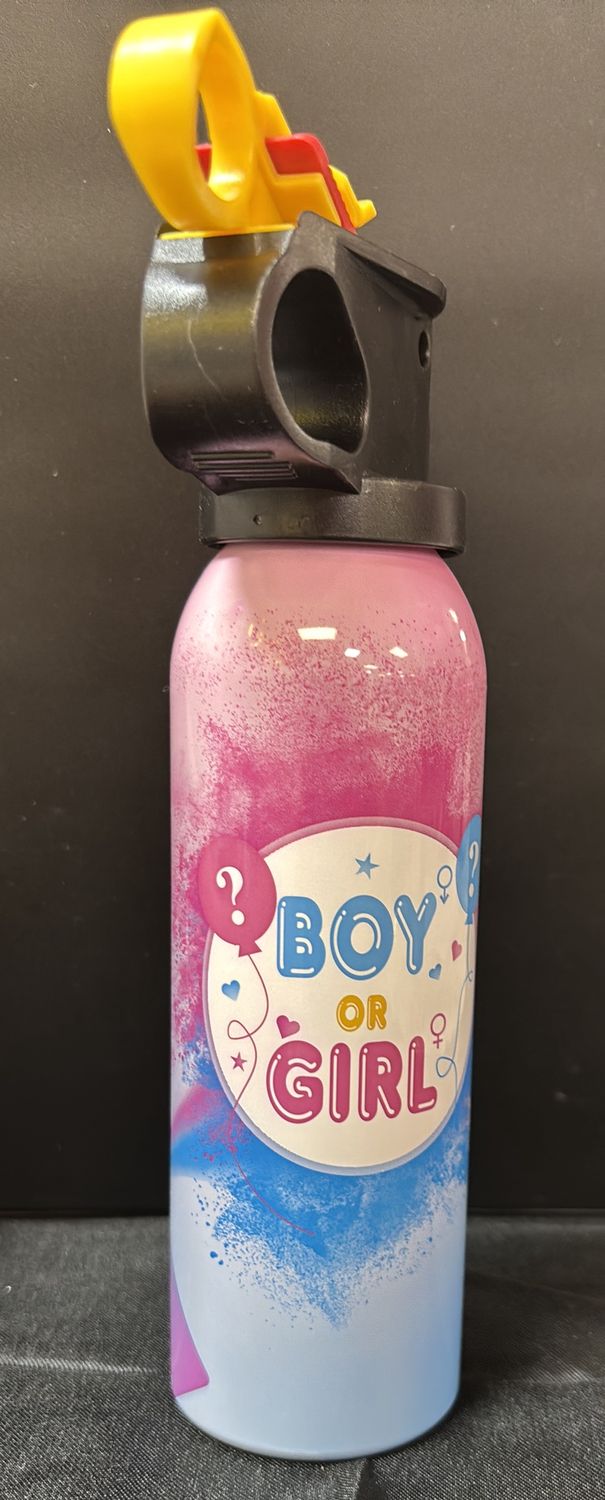 GENDER REVEAL COLOR SPRAY PINK