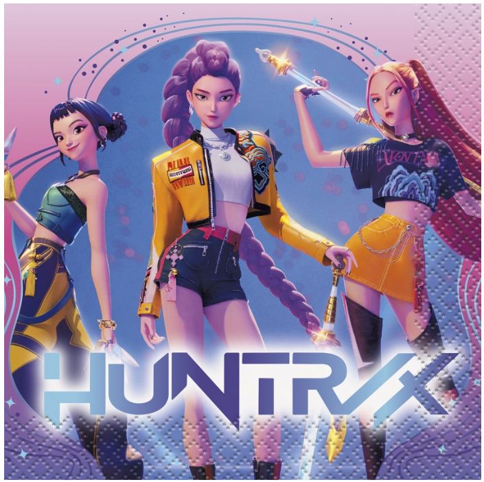 KPOP DEMON HUNTERS BEVERAGE NAPKIN 16CT