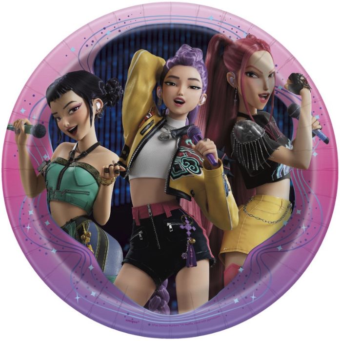 KPOP DEMON HUNTERS PLATE 8 CT