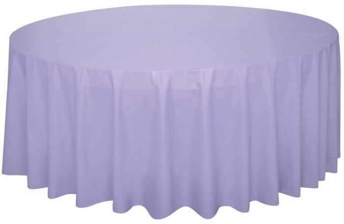 LAVENDER ROUND TABLE COVER