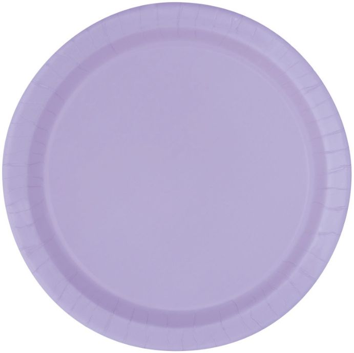 LAVENDER LARGE PLATE 20CT