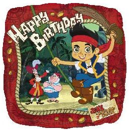 18" JAKE PIRATES BIRTHDAY BALLOON