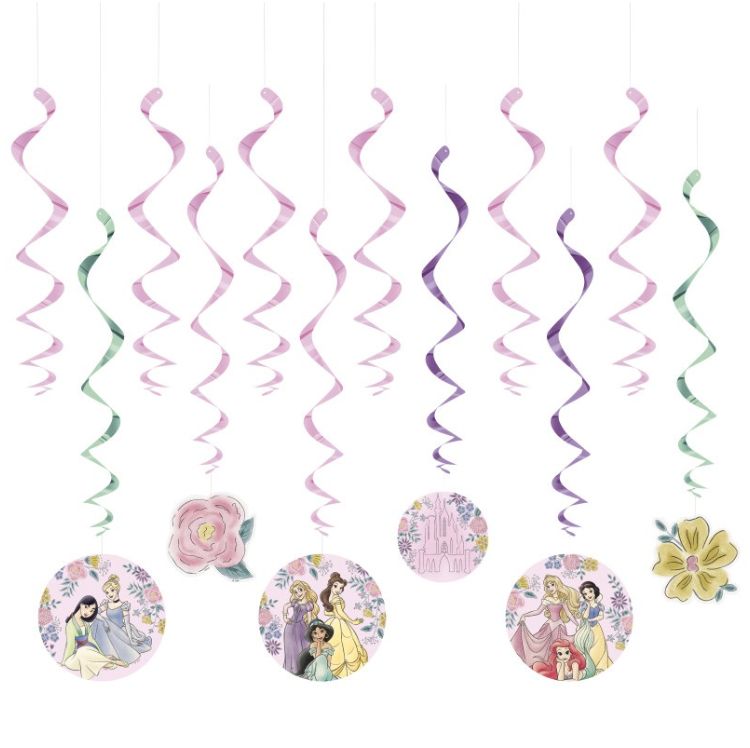 Disney Princess Hanging Swirl Deco