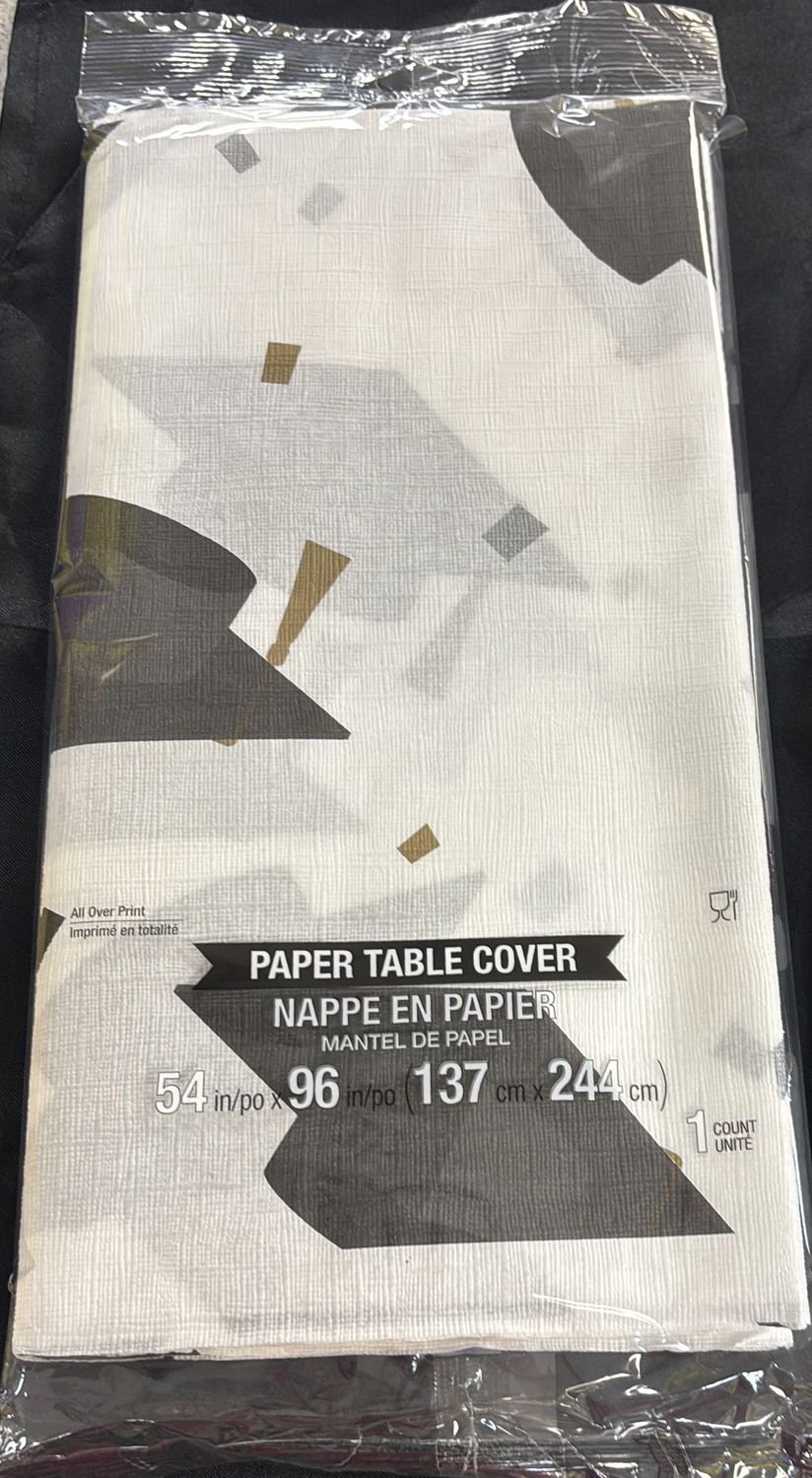 Grad Toss Paper Table Cover