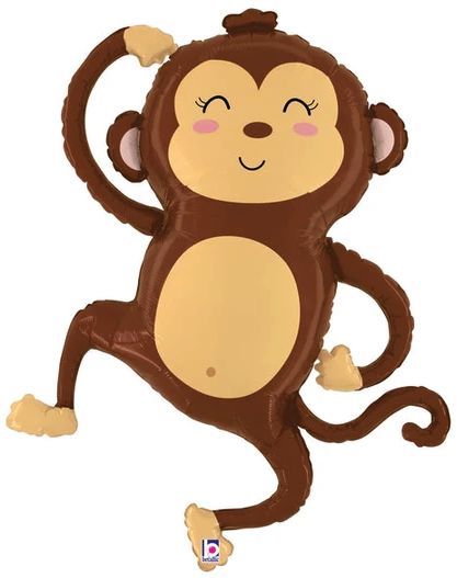 JUNGLE MONKEY FOIL BALLOON 41"