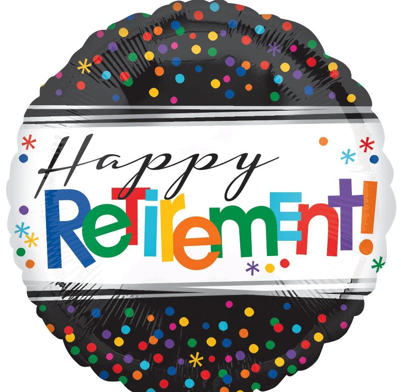 RETIREMENT BALLOON 18"