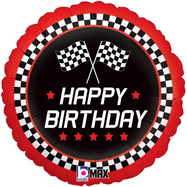 Happy Birthday Red Racing 18"
