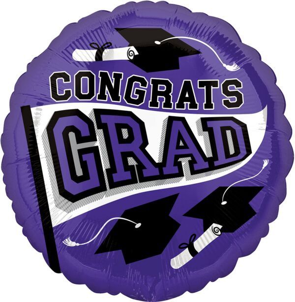 G61 Congrats Grad! Purple