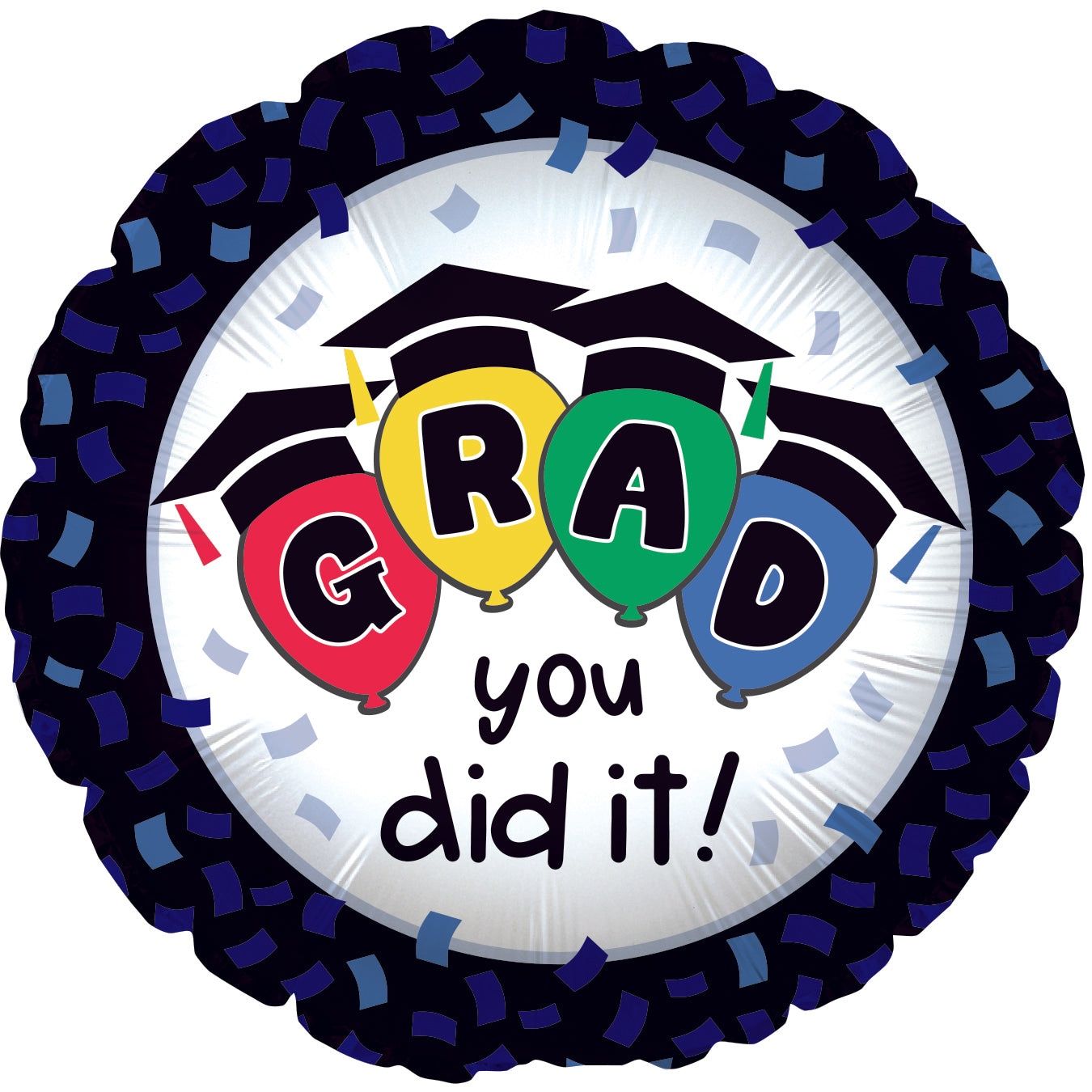 GRAD DID IT BALLOONS FOIL BALLOON 17"