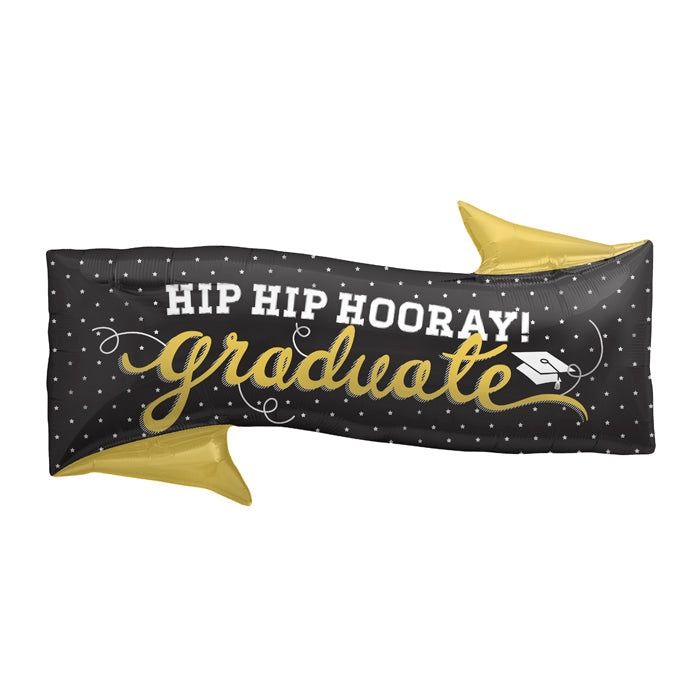 HIP HIP HOORAY GRAD FOIL BALLOON 31"