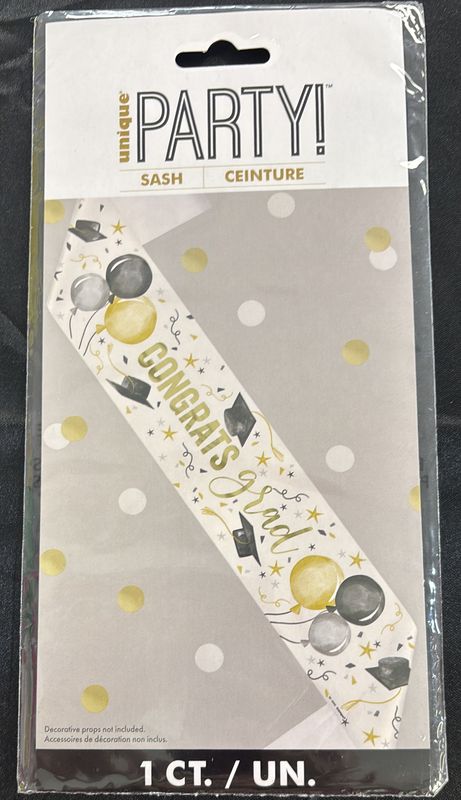 GRADUATION SASH ­ FOIL STAMPING