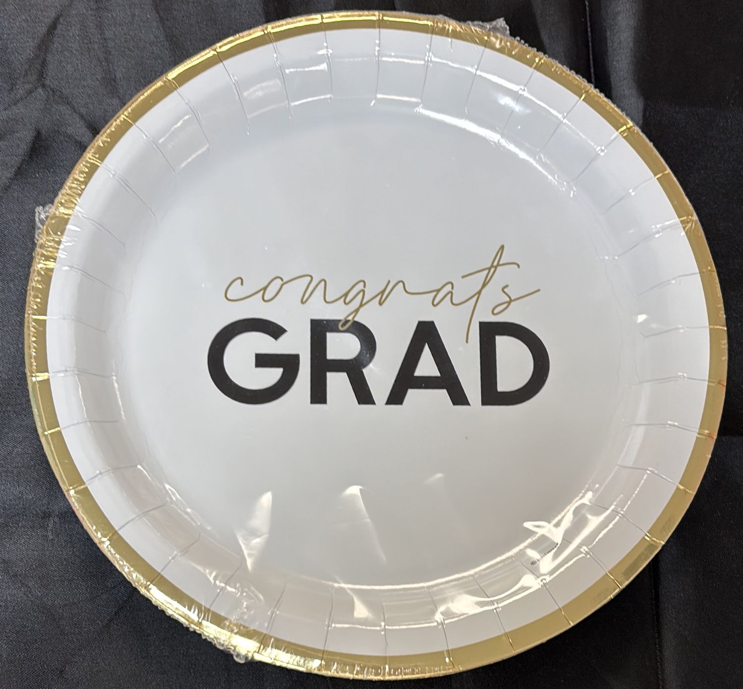 "CONGRATS GRAD"DINNER PLATES 8CT