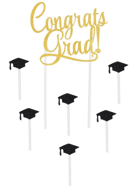 CONGRATS GRAD! CAKE TOPPER