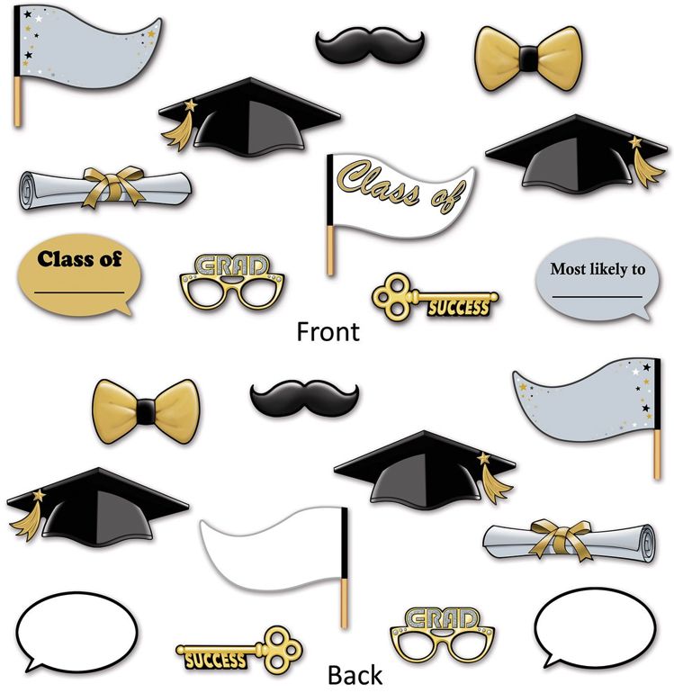 GRADUATION PHOTO FUN SIGNS