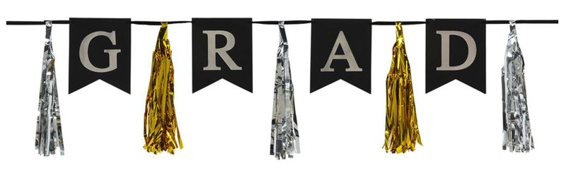 GRAD TASSEL STREAMER