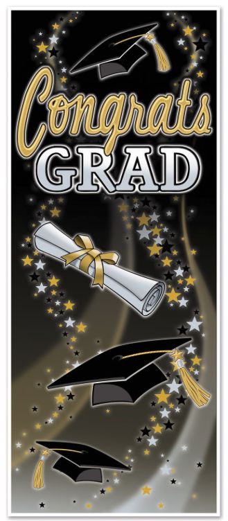 CONGRATS GRAD DOOR COVER