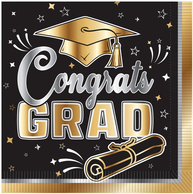 GRADUATION LUNCHEON NAPKINS