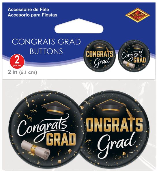 Congrats Grad Buttons