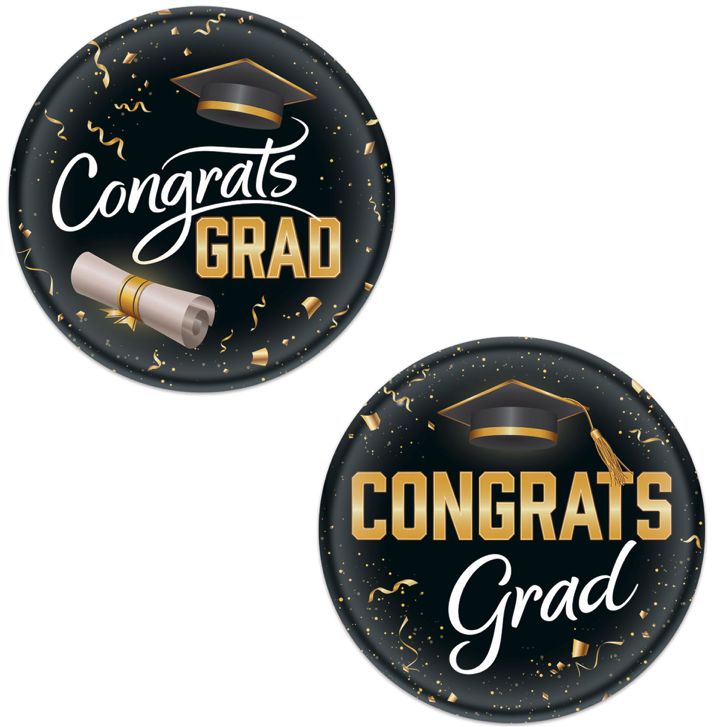 CONGRATS GRAD BUTTONS