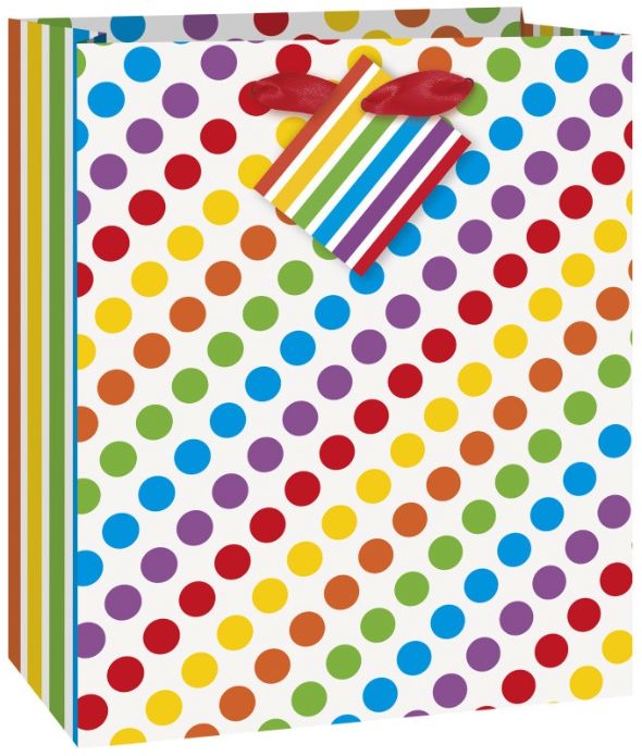 RAINBOW BIRTHDAY MEDIUM GIFT BAG