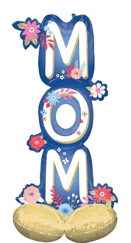 AIRLOONZ INFLTBL ARTFUL FLRLS MOM 53"
