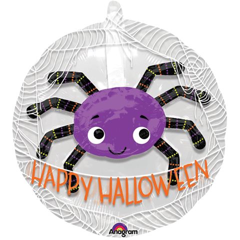 PURPLE SPIDER BALLOON 24"