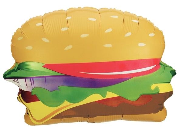258 HAMBURGER FOIL BALLOON 28"