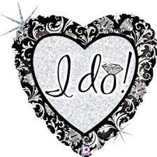I DO WEDDING BALLOON 18"