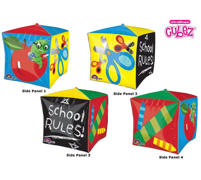 CUBEZ SCHOOL DAYS BALLOON 15"