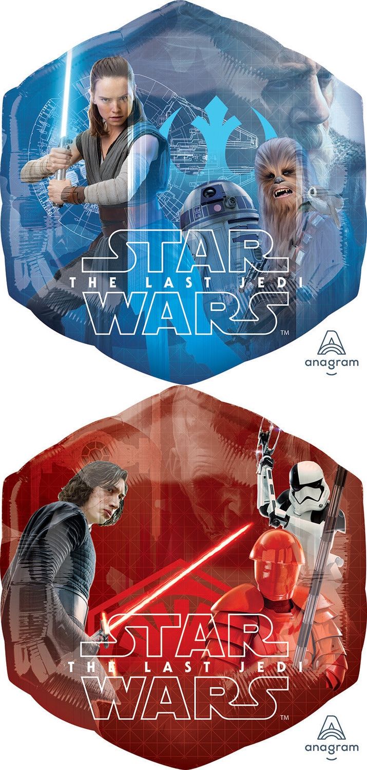 STAR WARS THE LAST JEDI FOIL BALLOON 23"