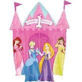 DISNEY PRINCESS 1ST BDAY CASTLE BALLOON 35"