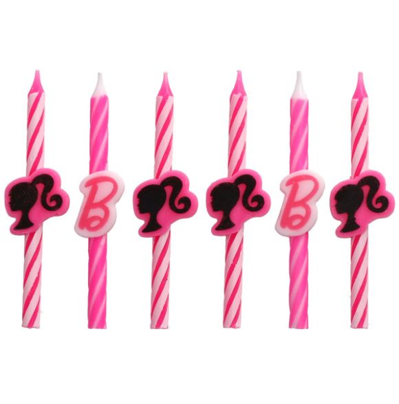 Barbie Birthday Candles 6Ct